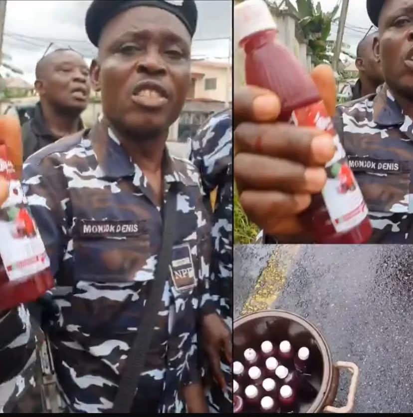 Police, Man Clash Over NAFDAC Registration Number for Zobo Drinks |LAGOS EYE NEWS